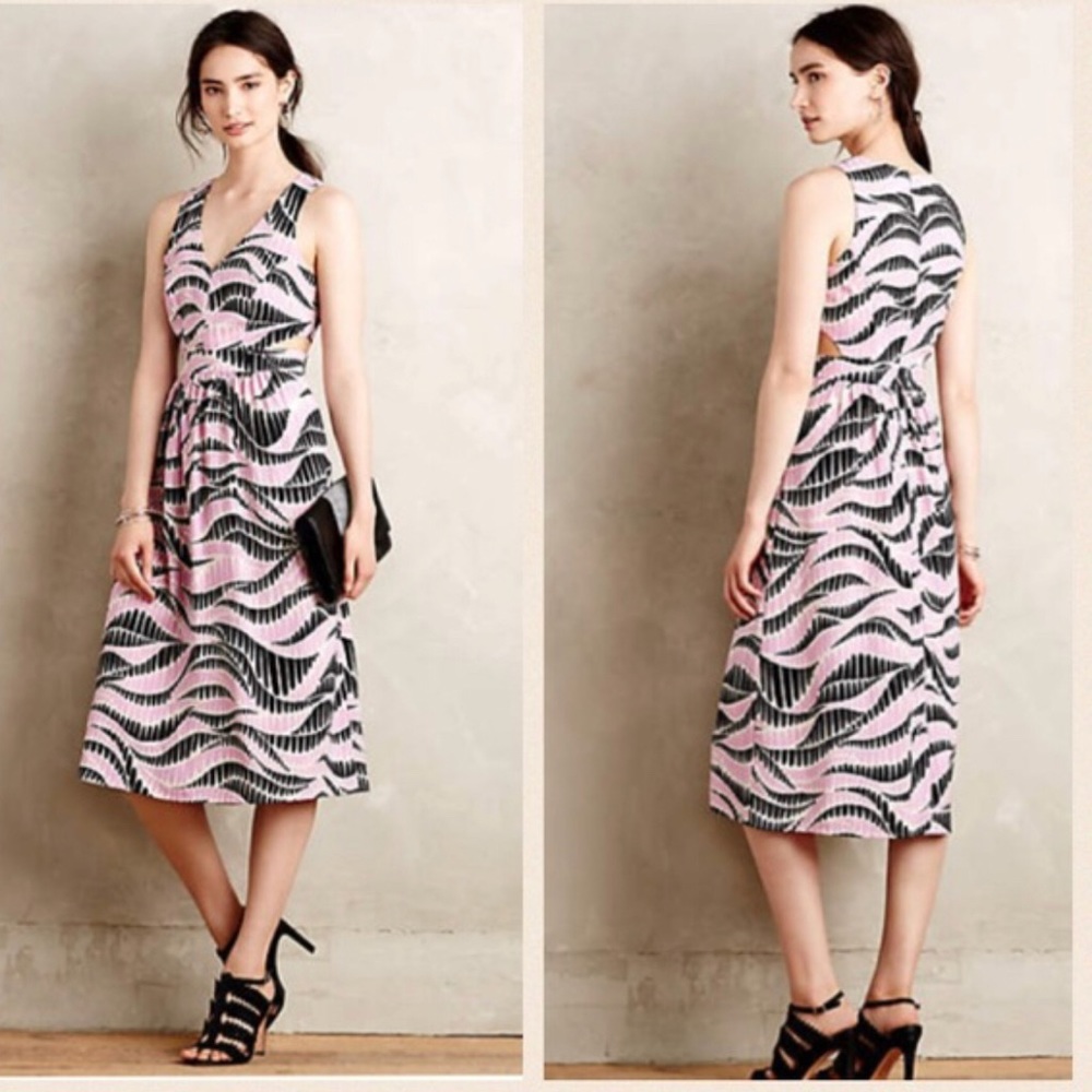 Donna Morgan for Anthropologie cutout dress
